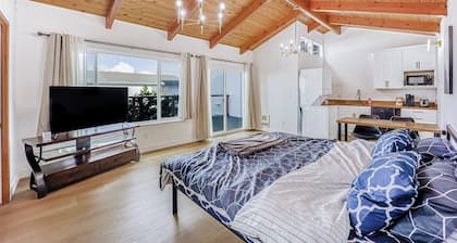 246C - Large Studio w/ Kitchenette, Laundry & Deck