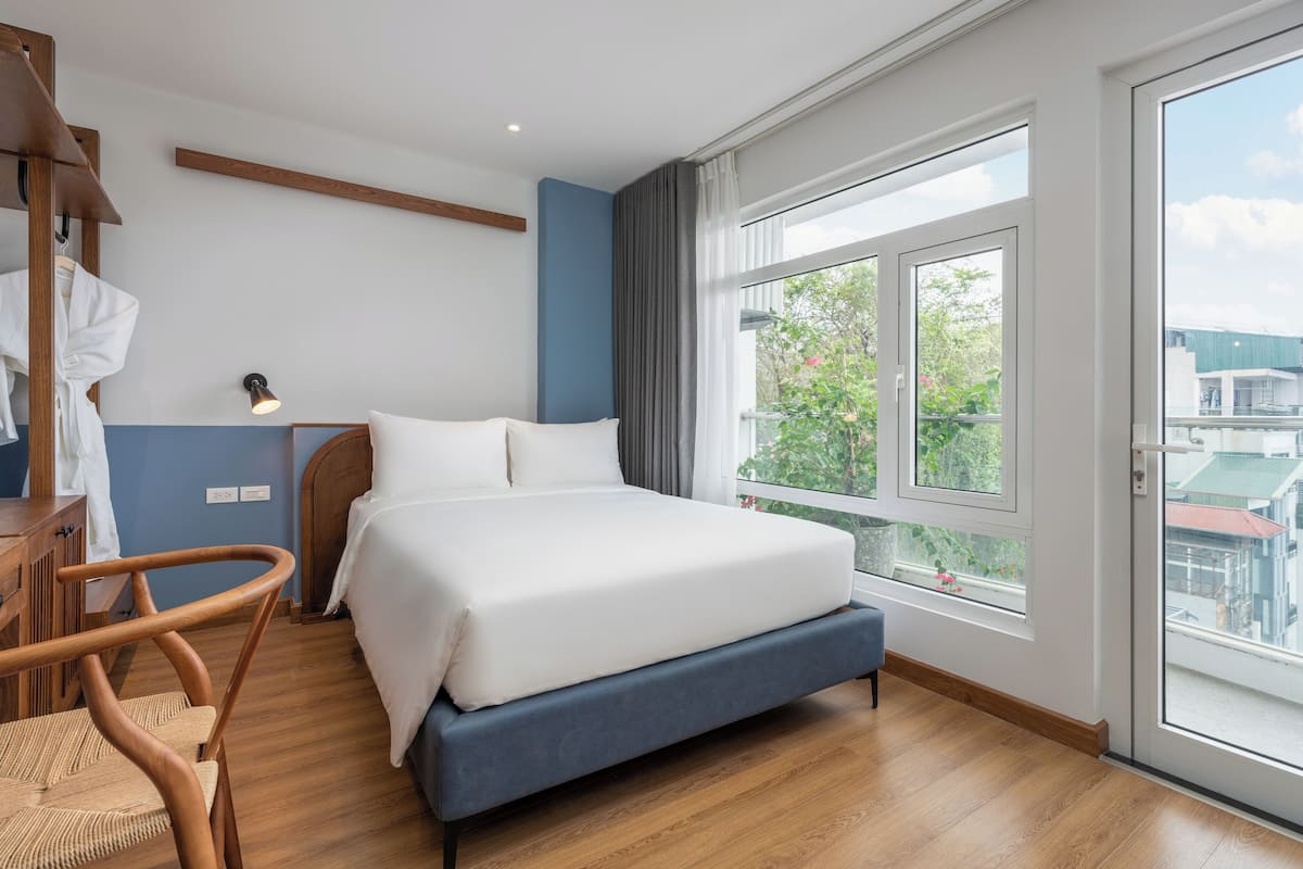 Lotus Apartment Two Bedroom | 1 Schlafzimmer, Bettwäsche aus ägyptischer Baumwolle