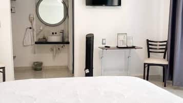 Premium Double Room, 1 Queen Bed | Desk, laptop workspace, free WiFi, individually furnished