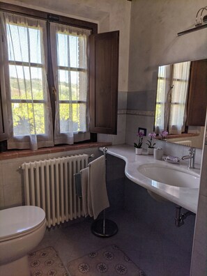 Shower, hair dryer, towels, soap - Stunning view on the Tuscan hills - Pet friendly (Volterra)