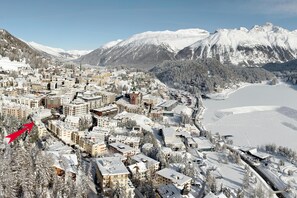 منظر من الجو على ارتفاع عالٍ