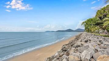 Beach nearby, beach towels