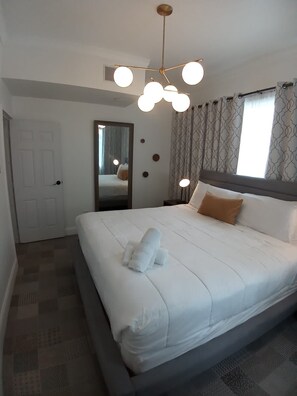 8 bedrooms, iron/ironing board, travel crib, WiFi
