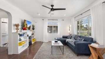 TV connectée, cheminée