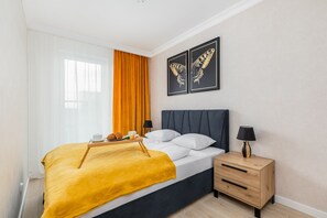1 habitación, tabla de planchar con plancha, wifi y ropa de cama 