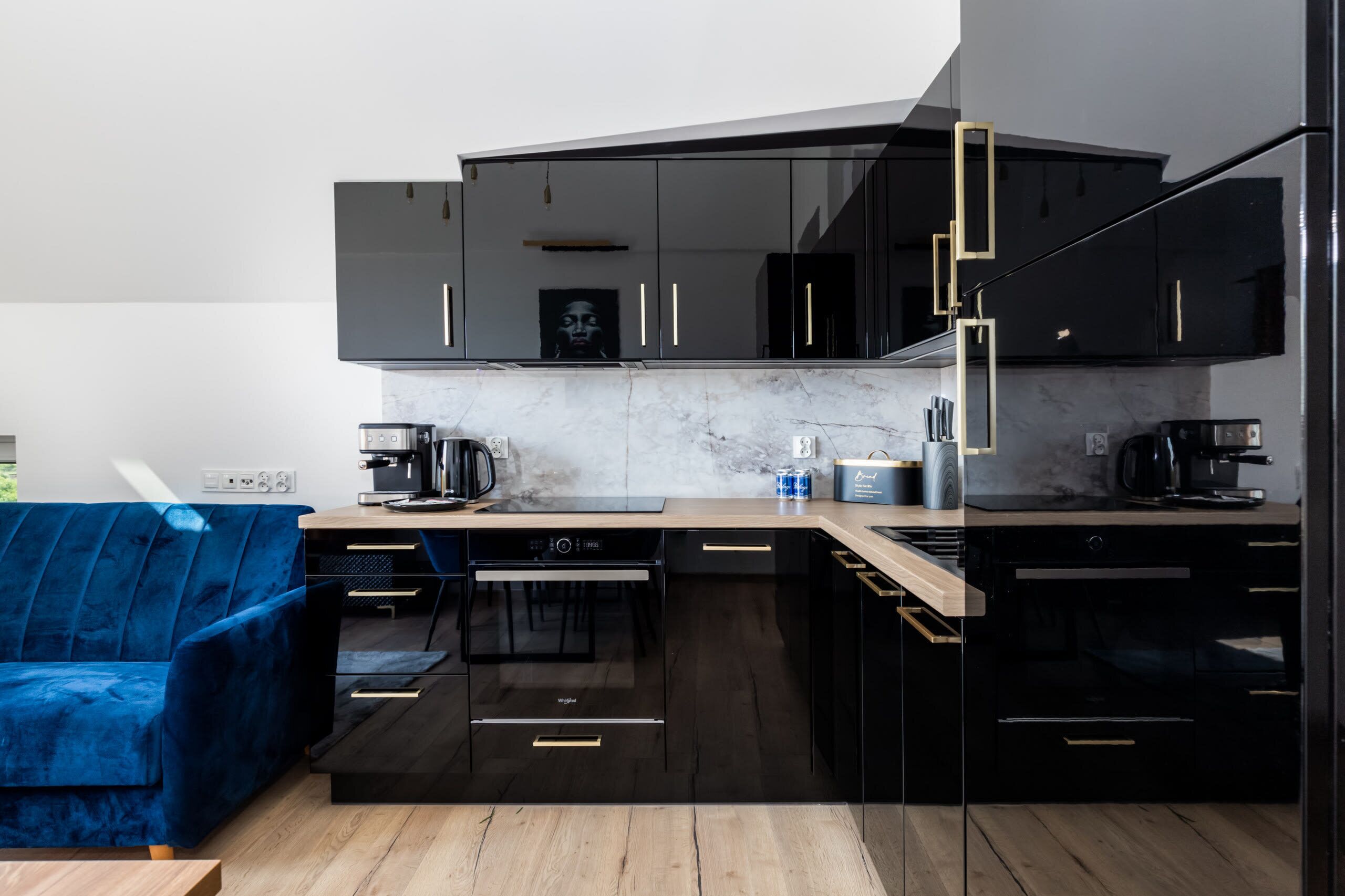 Kühlschrank, Ofen, Herdplatte, Geschirrspüler