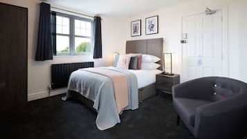Quarto casal, suíte, vista para o jardim ( Loft Room with a View ) | 1 quarto, roupas de cama premium