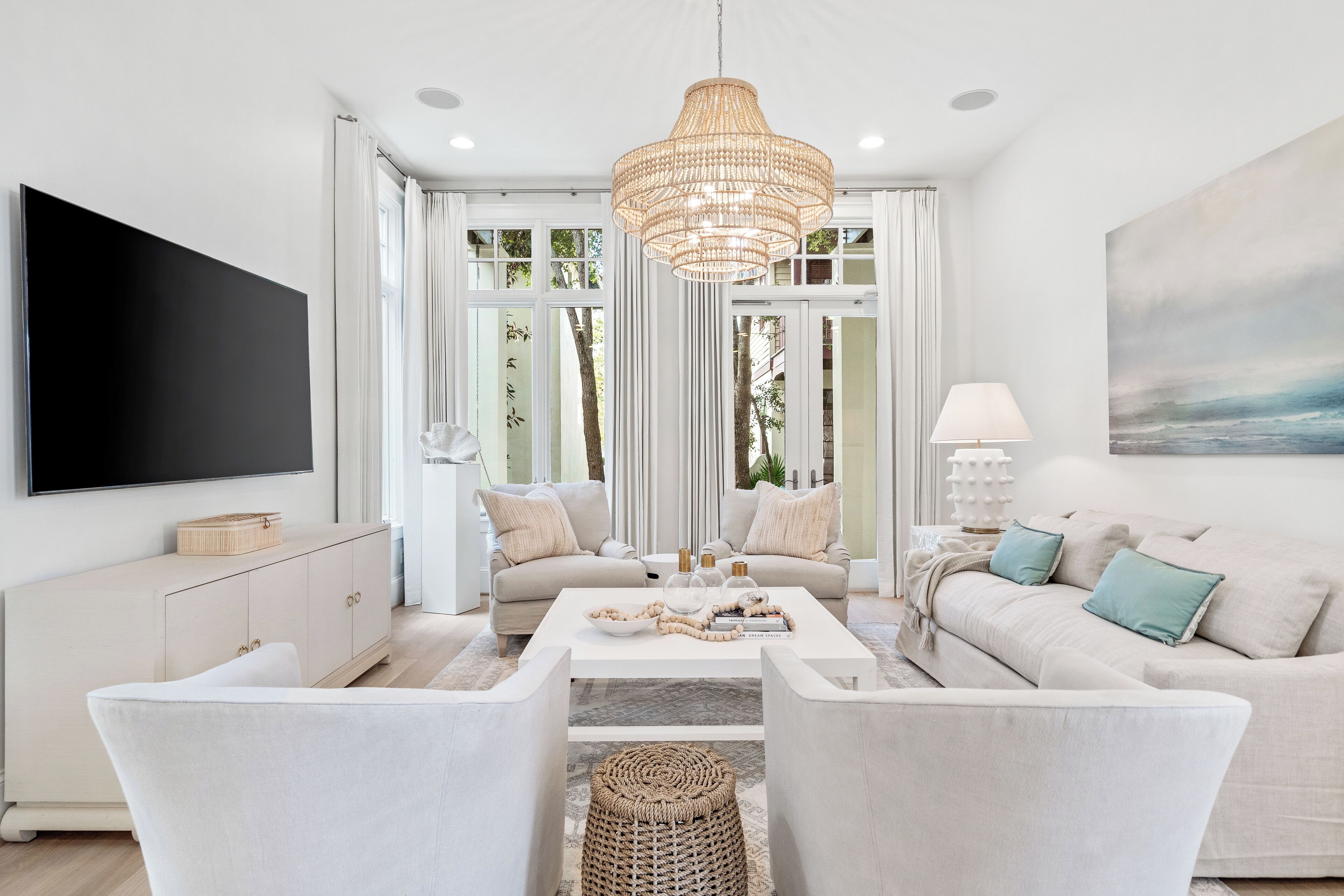 Smart TV, DVD player, video library