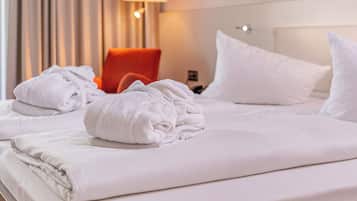 Habitación doble superior | Ropa de cama hipoalergénica, caja fuerte, ropa de cama