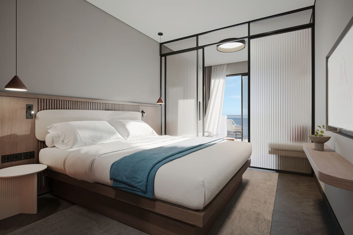 Family Room Front Sea View | 1 habitación, ropa de cama de alta calidad y minibar