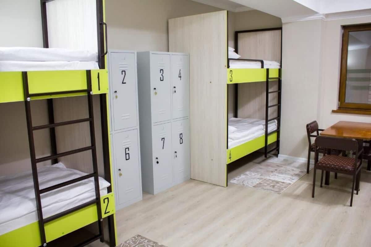Dormitorio condiviso Standard, per soli uomini, bagno condiviso | Postazione laptop, tende oscuranti, Wi-Fi gratuito