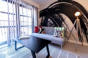 Exclusive Apartment, 1 Bedroom | Living area