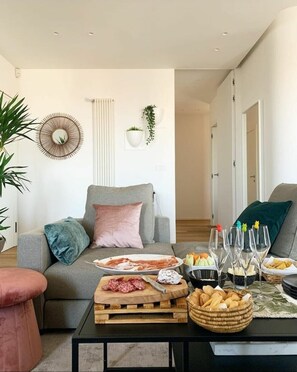 TV connectée, cheminée