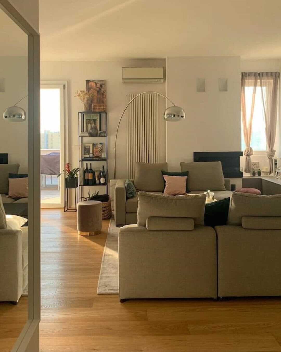 TV connectée, cheminée