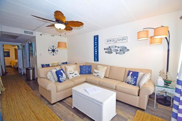 Apartment, 1 Schlafzimmer | Wohnbereich | Streaming-Dienste