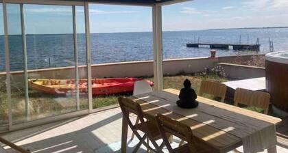 Nouveau :villa Avec spa sur L'étang de L'or