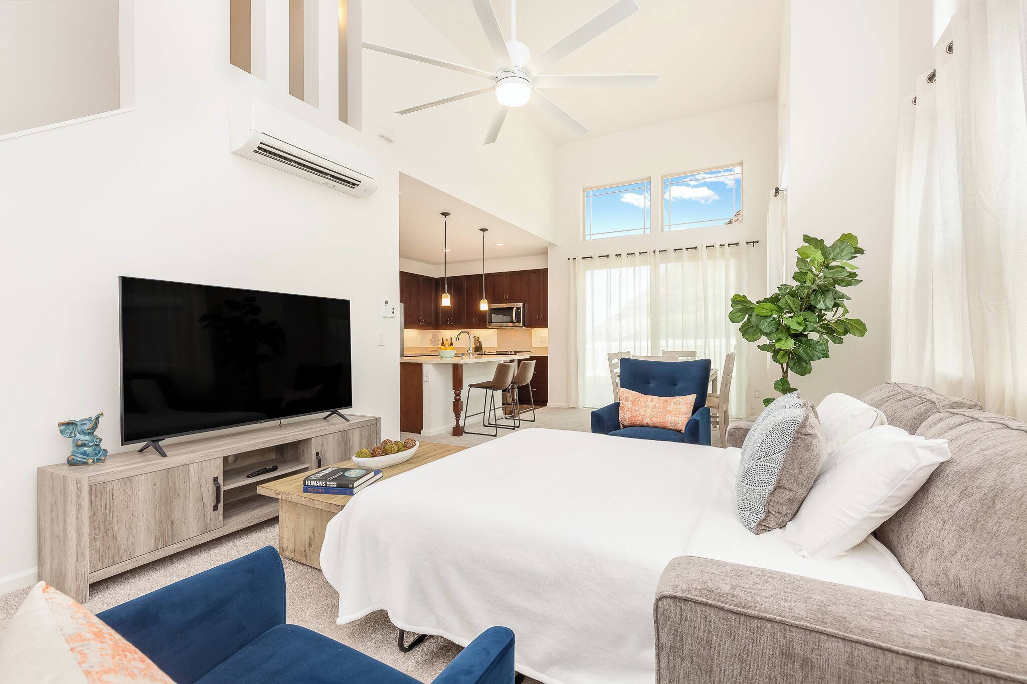 3 bedrooms, desk, iron/ironing board, free WiFi