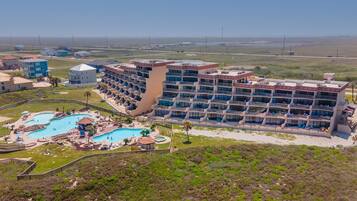 Family Condo, Accessible, Ensuite (Condo-0) | Outdoor pool | Outdoor pool, a heated pool, sun loungers