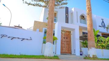 Façade de l’hébergement