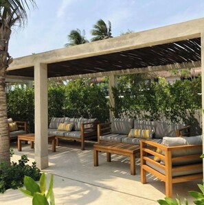 Terrace/patio - EXCLUSIVE CONDO, SEA, PEACE AND NATURE (Manzanillo del Mar)