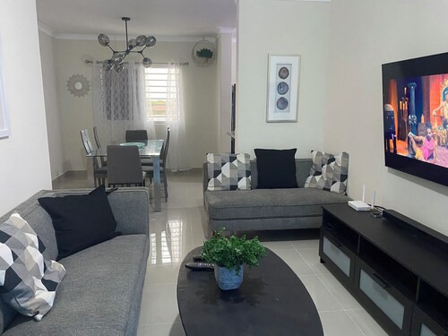 Nice and cozy apartment to relax and enjoy the beautiful view of the Caribbean 