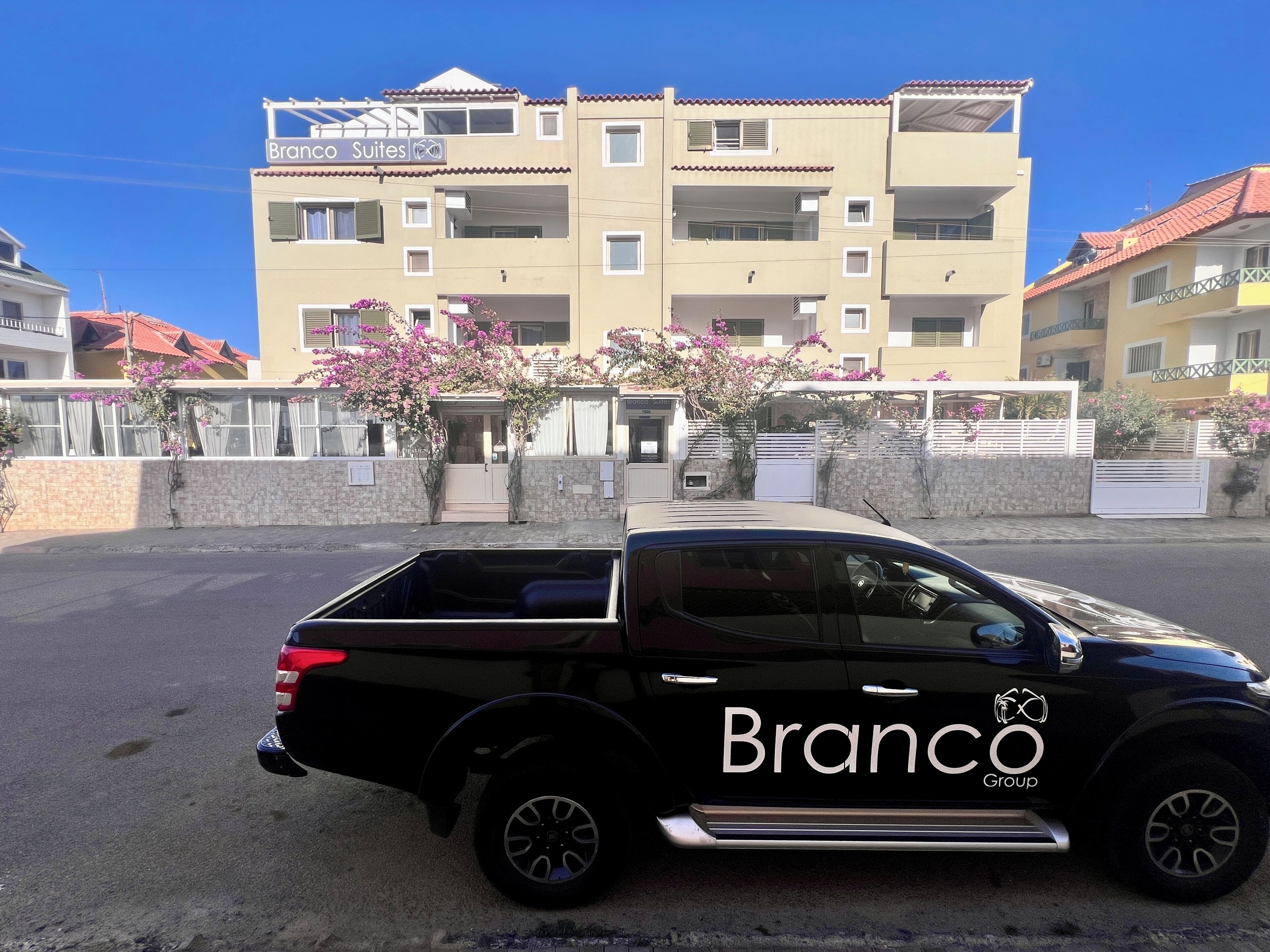 Fassade der Unterkunft