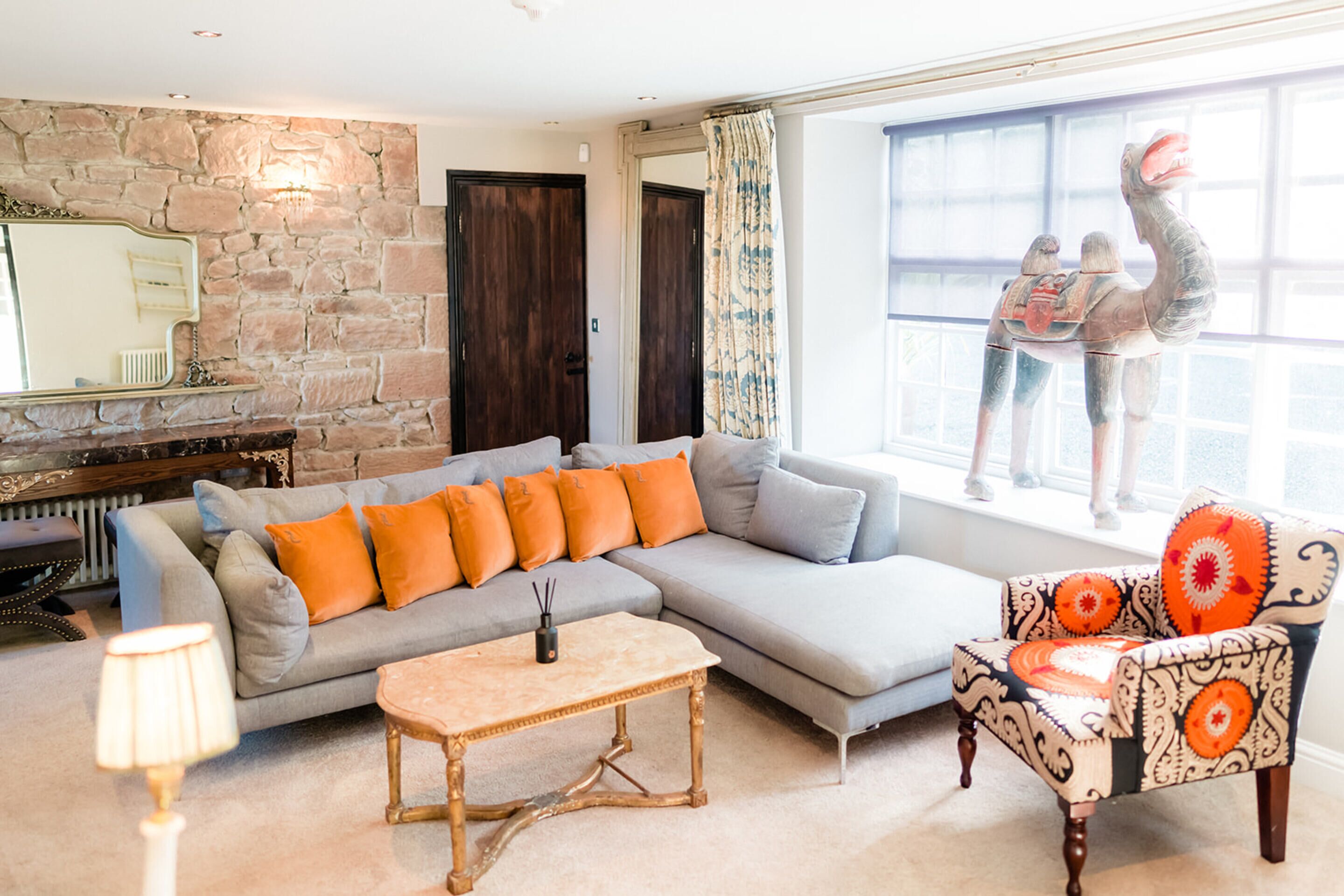 Luxury Double Room | Living area | Flat-screen TV, Netflix, streaming services