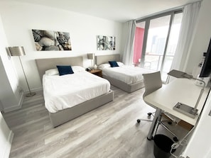 1 Schlafzimmer, Schreibtisch, Bügeleisen/Bügelbrett, WLAN