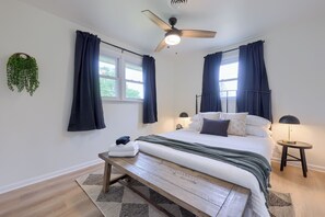 6 soverom, strykejern/-brett, wi-fi og sengetøy