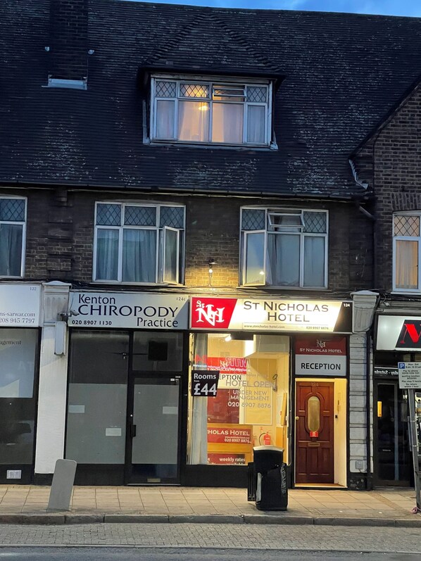 Façade de l’hébergement