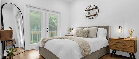 1 dormitori, planxa i posts de planxar, wifi i roba de llit