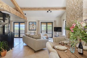 TV, fireplace, ping pong, stereo