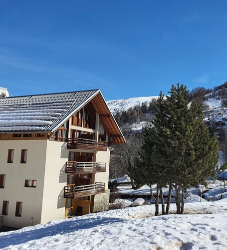 2 Pièces Valloire Pied des Pistes Avec Piscine