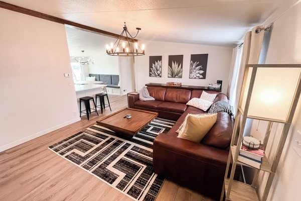 Living room in main house.