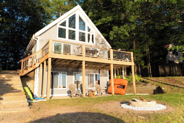 Overlooking lake
