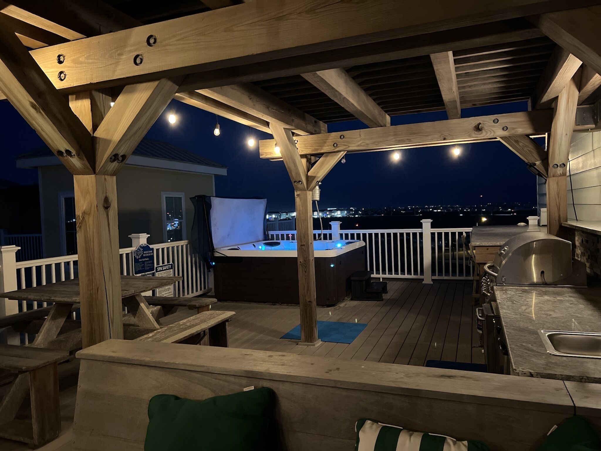 Camera Luxury, bagno in camera (Marina View) | Terrazza/patio