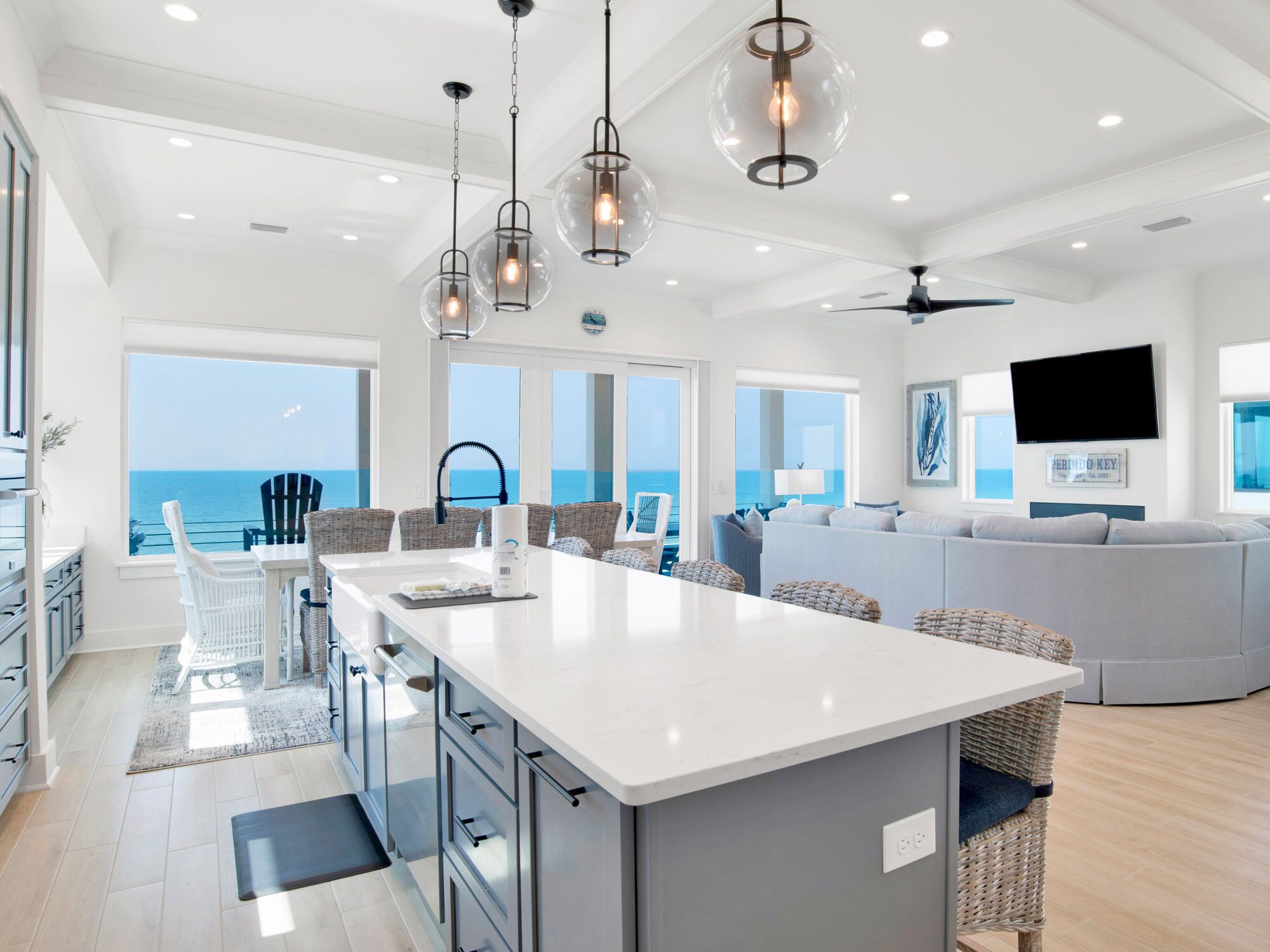 ハウス ベッド (複数台) プールアクセス オーシャンビュー | 専用キッチン | 冷蔵庫、電子レンジ、オーブン、コンロ