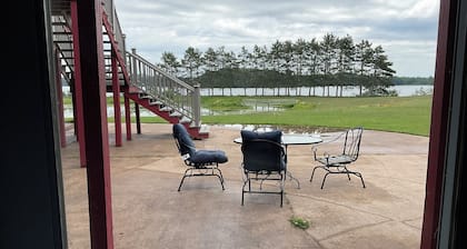 Family size condo with lake views and family friendly 9-hole golf course.