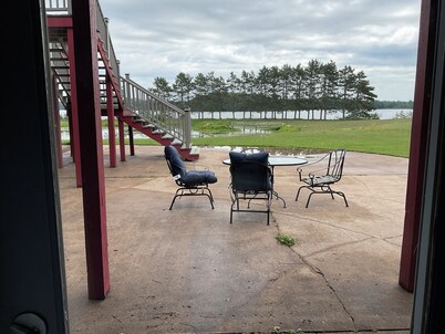 Family size condo with lake views and family friendly 9-hole golf course. 