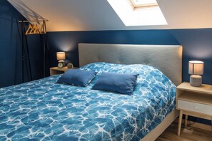 2 dormitorios, tabla de planchar con plancha, wifi gratis y ropa de cama