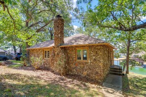 Exterior - Swim Dock + Views: Lakefront Afton Vacation Rental (Afton)