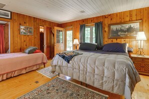 Iron/ironing board, WiFi, bed sheets - Swim Dock + Views: Lakefront Afton Vacation Rental (Afton)