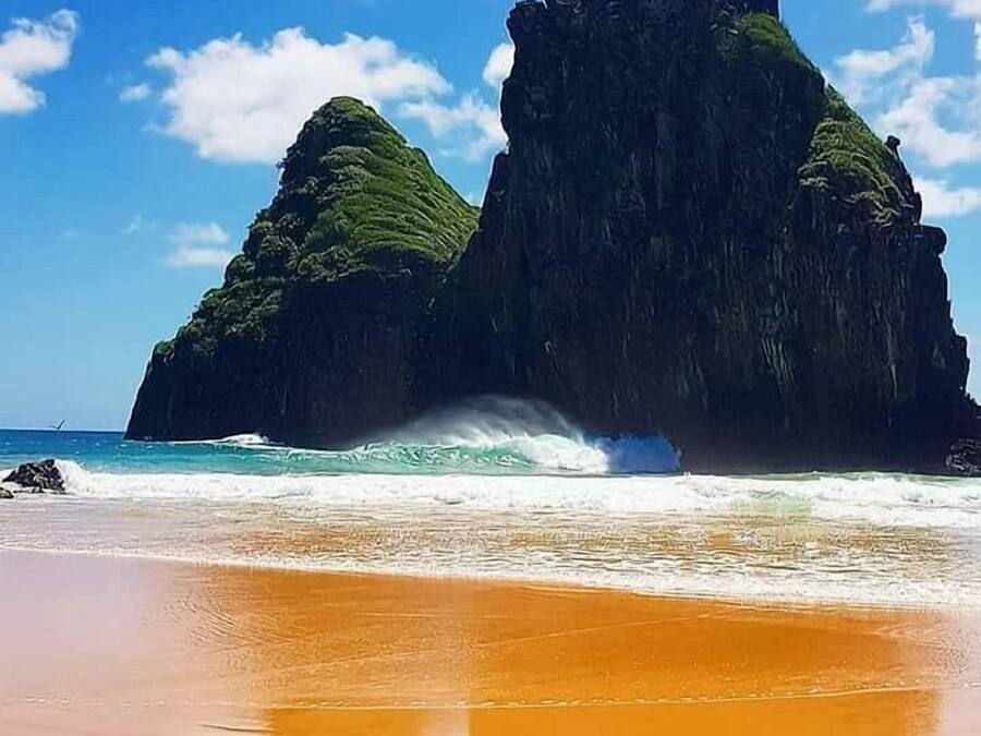 Aan het strand, wit zand