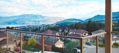 2-Bedroom Walk-Out Ground Floor Suite with Private Entry, Lake & Mountain Views