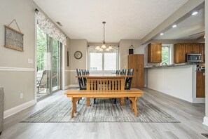 House, Multiple Beds, Fireplace | Dining