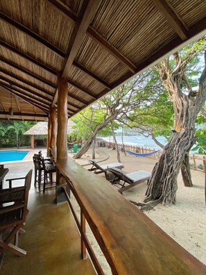 Terrace/patio - Casa Yosi, Beach Front Villa (San Juan del Sur)