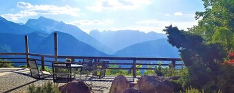 Vacation home high above the Königssee with a panoramic view of the Alps and the valley