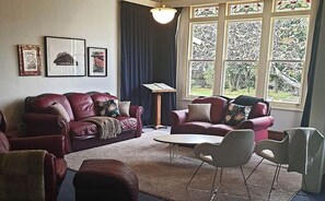 Flat-screen TV, DVD player