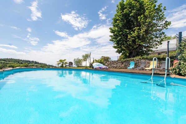 Udendørs pool, opvarmet pool