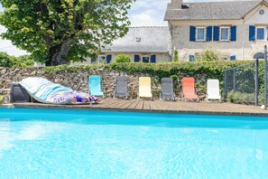 Udendørs pool, opvarmet pool